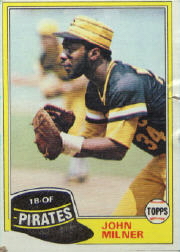 1981 Topps Baseball Cards      618     John Milner